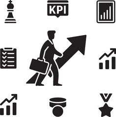 set of icons for business