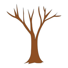 Simple Tree Trunk Illustration