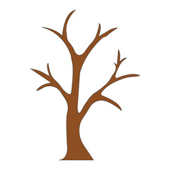 Simple Tree Trunk Illustration