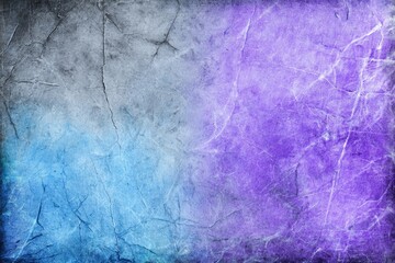 Obraz premium Textured paper background, transitioning from muted blue to vibrant purple