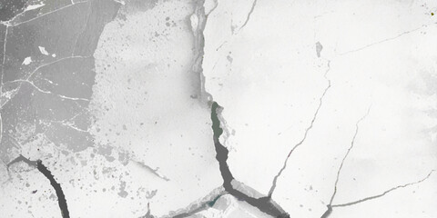 Black and white grunge vector background with crack paper texture design and texture of wall with cracks and scratches background.