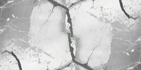 Black and white grunge vector background with crack paper texture design and texture of wall with cracks and scratches background.