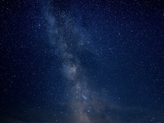 Sternenlöare Nacht, Milchstrasse am Nachthimmel