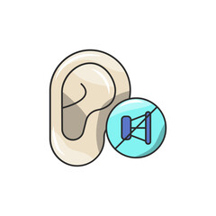 Noise Cancel Icon, Audio Peace Silence Symbol.
