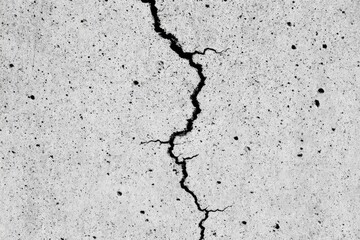 Obraz premium Cracked gray concrete surface (1)