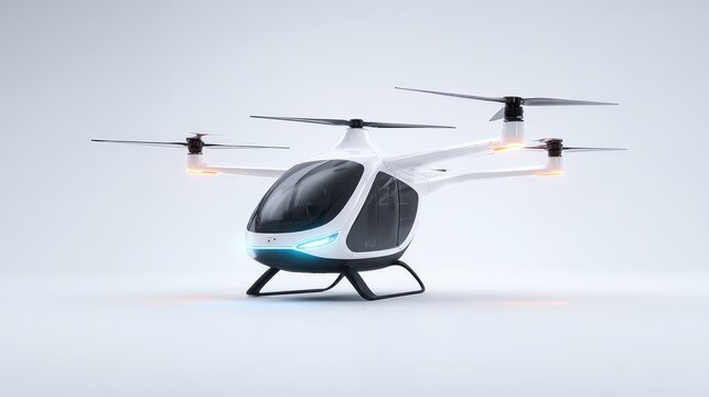 Autonomous Air Taxi: Future Urban Mobility eVTOL Drone
