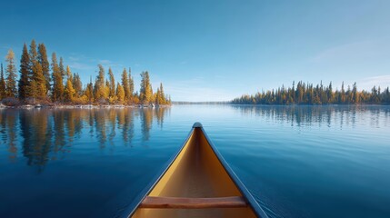 Canoe Lake Calm: Serene Nature, Boating, Peaceful Travel