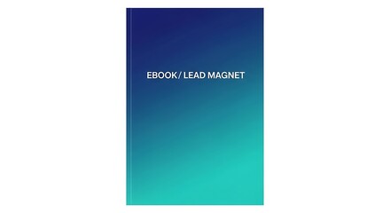 Captivating Ebook Cover Design with a gradient, Ideal for Lead Magnets and Digital Downloads
