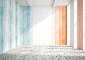 empty white room