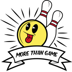 bowling ball and bowling pins