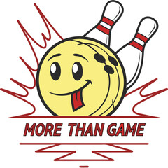 bowling ball and pins