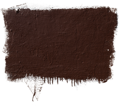 Fragment of painted wall with artistic paint drips transparent background PNG for creative projects and text