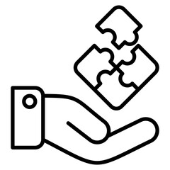 Problem Solving line icon