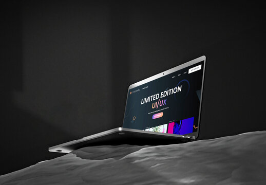 Laptop Mockup for UI UX Design