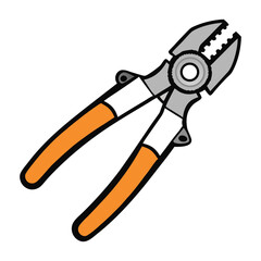 Hose clamp pliers are designed to grip and compress spring-style hose clamps, making installation or removal quick and easy in tight engine or plumbing spaces.
