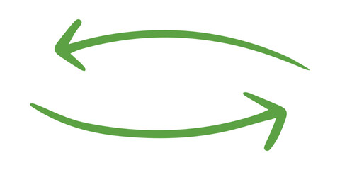 Bold crayon drawn arrows set Collection of thick kid grunge geometric abstract arrows Grunge doodle black different directions. Vector elements with pencil texture, scribble icons