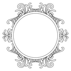 Luxury Frames circle line_1