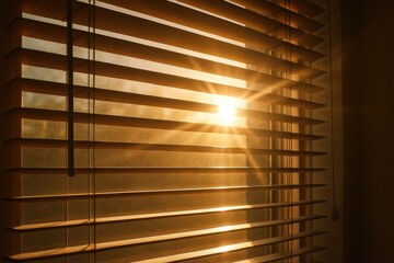A Study in Sunlight Through Vertical Blinds