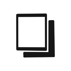 「タブレット・デジタル端末・IT操作のピクトグラム / Tablet Device and Digital Tool Pictogram」