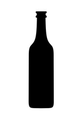 vector illustration of a bottle with a trendy design