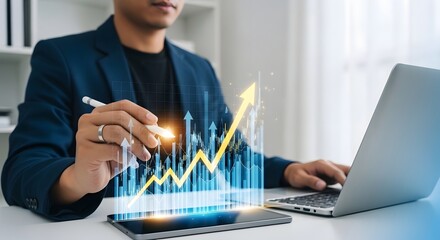 Analyzing stock market data for investment growth and financial planning with technology tools