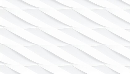 Obraz premium Abstract geometric pattern of white, angled, embossed shapes.