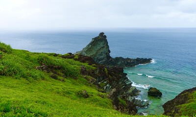 石垣島　御神崎から見る海の風景　沖縄