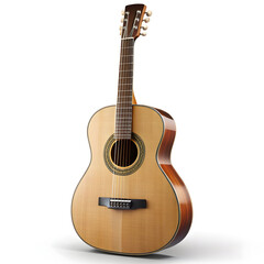 Obraz premium acoustic guitar a classic string instrument