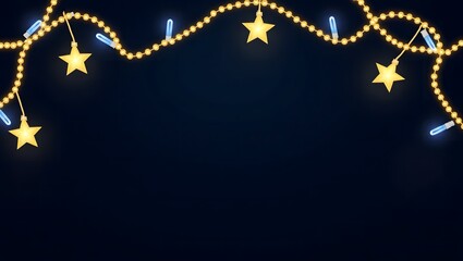 golden christmas light background