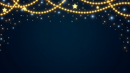 golden christmas light background