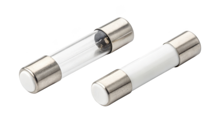 different style Electrical Fuse isolated on transparent