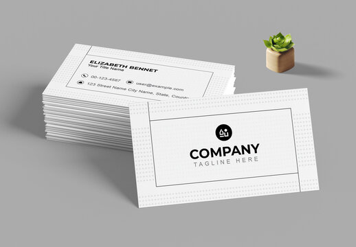 Clean Business Card Layout