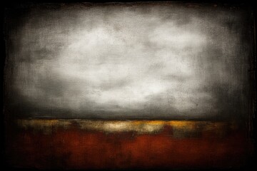 Gray sky over a muted earth