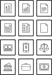 Abstract geometric shapes with bold color accents and silhouette design