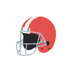 Fototapeta premium American Football Helmet Illustration A bold illustration of an American football helmet. showcasing the sport's intensity and visual flair.