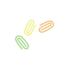 School Paper Clip Stationery Icon