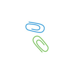 School Paper Clip Stationery Icon