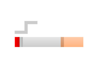 Smoking cigarette icon vector design
