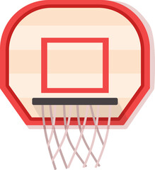 Red Basketball Hoop © stu-khaii