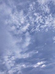 blue sky with clouds