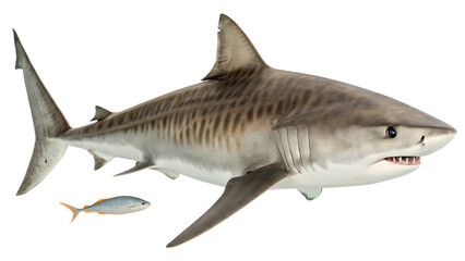 Fototapeta premium tiger shark cutout 