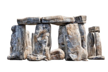 Stonehenge-like structure, detailed stones