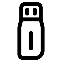 USB Flash Drive Icon Vector