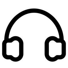 Headphones Audio Music Icon Vector