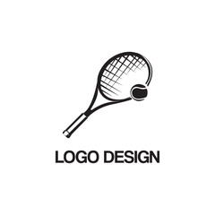 tennis logo design template