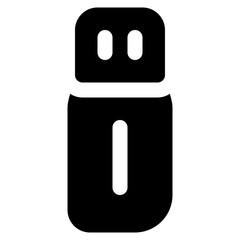 USB Flash Drive Icon Vector