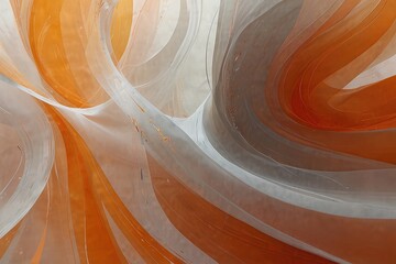 Dynamic Flow of Smoke and Light in Vibrant Abstract Form, fractal flame background