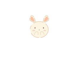 Cute Cartoon Bunny Illustration