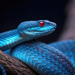 close up of a snake transparent Background , Macro Wildlife Photography, Fantasy-Inspired  Snake,
Close-Up of a Vibrant  Snake in Natural Habitat