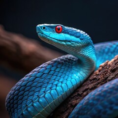 close up of a snake transparent Background , Macro Wildlife Photography, Fantasy-Inspired  Snake,
Close-Up of a Vibrant  Snake in Natural Habitat